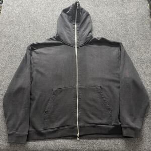 Cactus Jack Jordan Hoodie Mens 2XL Gray Full Zip Sweatshirt Jumpman Basketball